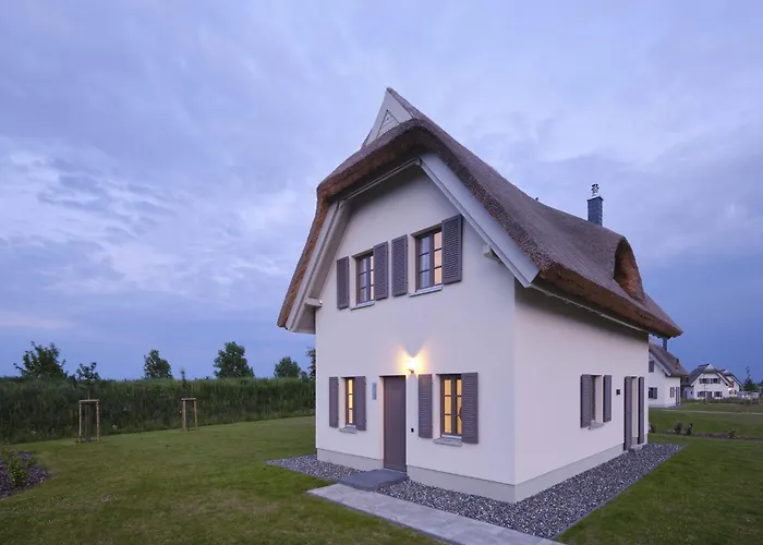 Reetland Am Premium Reetdachvilla Mit 3 Schlafzimmern, Sauna Und Kamin H13 *